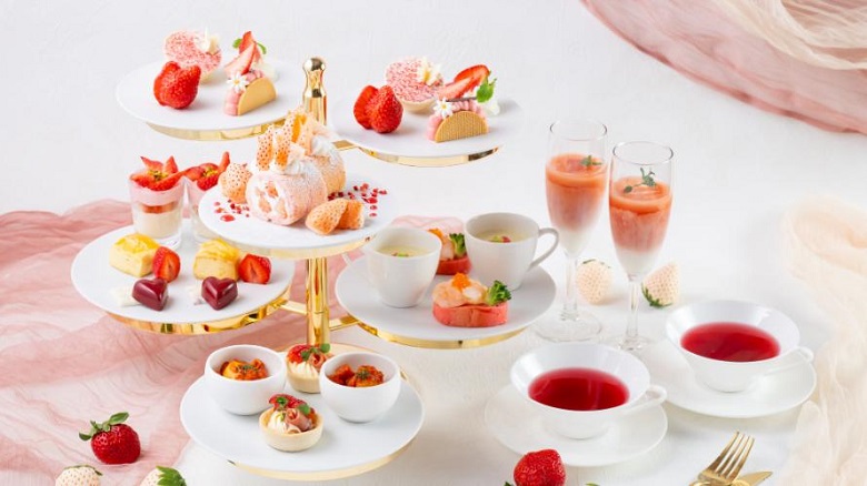 【3時間制】Pinky Strawberry Afternoon Tea